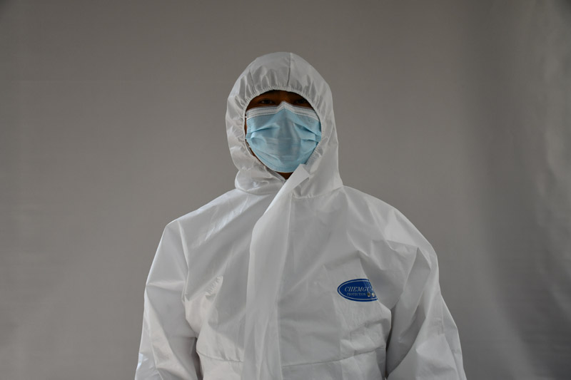 White protective clothing